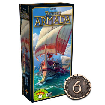 Moedas & Co - Kit 7 Wonders Expansão Armada